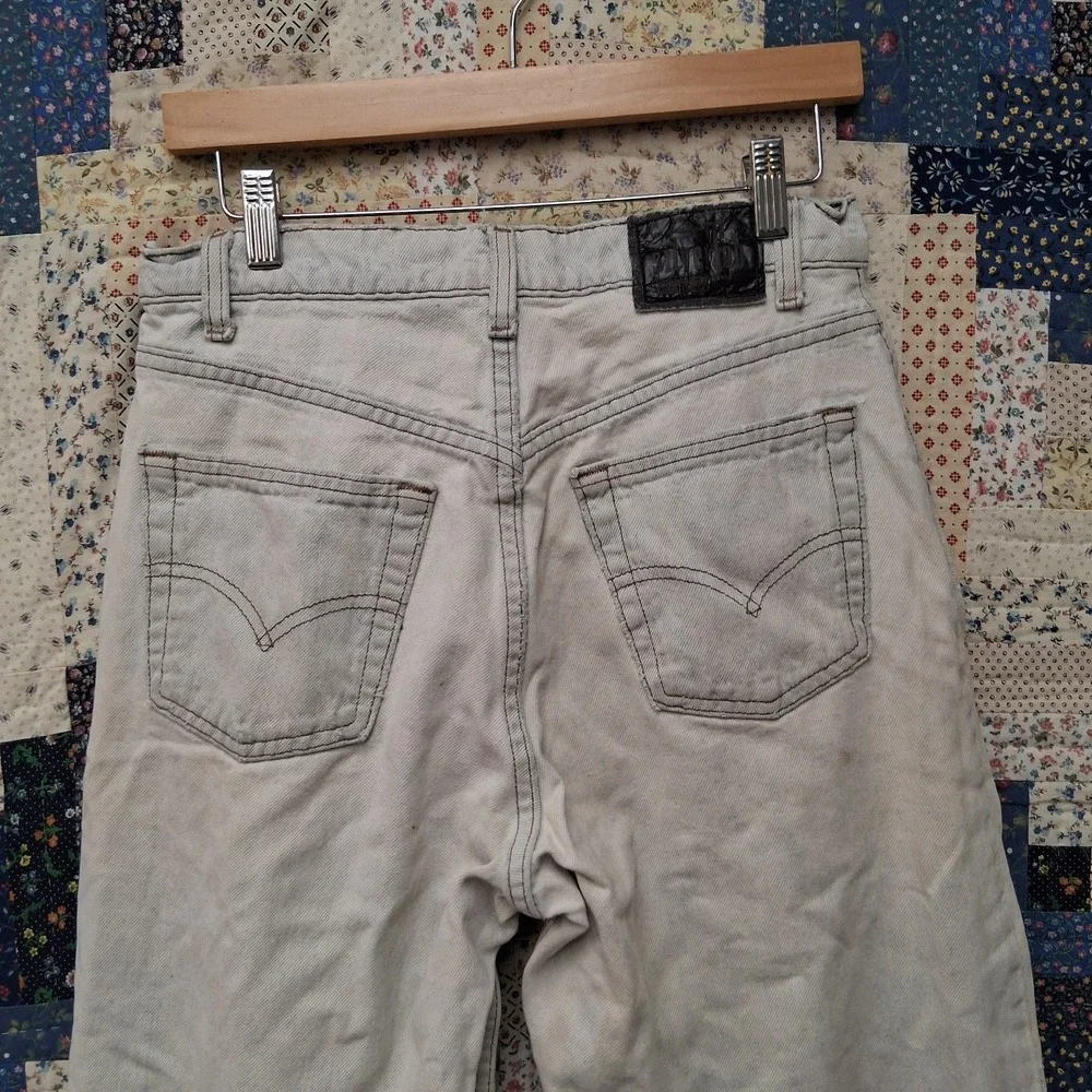 Vintage Levis SilverTab 1997 Baggy Jeans Size 31x32 Thrashed Bleached Y2K Grunge